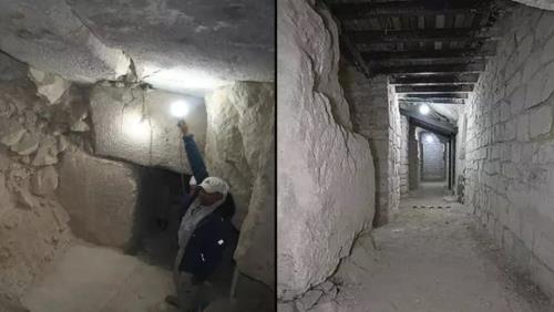 کشف تالارهایی جدید در اهرام ثلاثه مصر